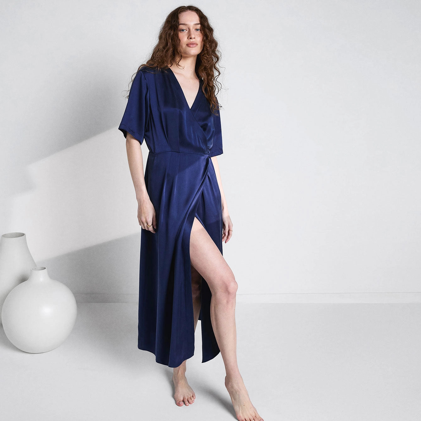 Washable Silk Wrap Dress FeedYourSoulSenses